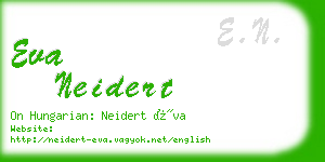 eva neidert business card